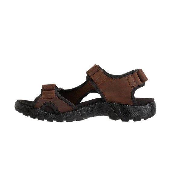 Ecco Men's Onroads Sandal 3 Leather Quick Fasten Straps Fluidform Cocoa Brown 43 - Picture 2 of 6